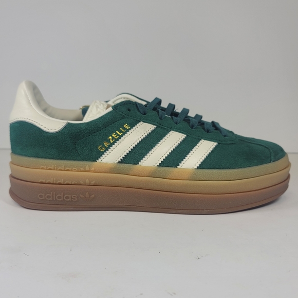 Adidas Women’s Size Gazelle Bold Originals Green Gum IF7160 Shoes Sneakers - Picture 5 of 10